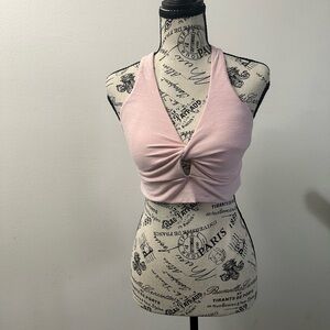 Victoria’s Secret Light Pink Twist Front Sports Bra